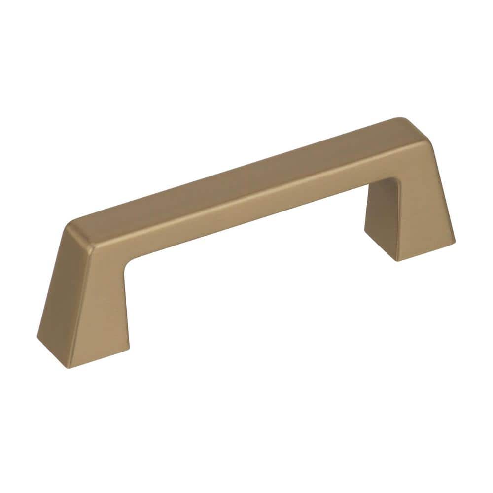Golden Champagne 3" Matte Modern Cabinet Pull