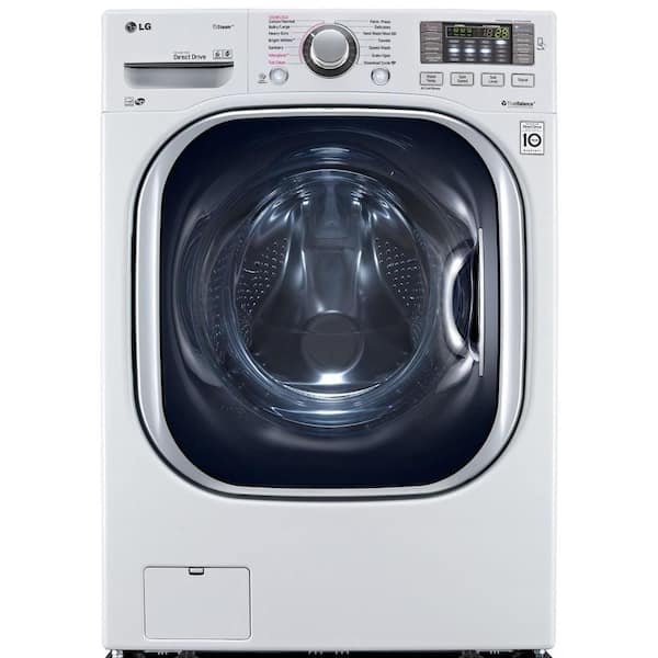 LG 4.5 DOE cu. ft. High-Efficiency Front Load Washer with TurboWash in White, ENERGY STAR