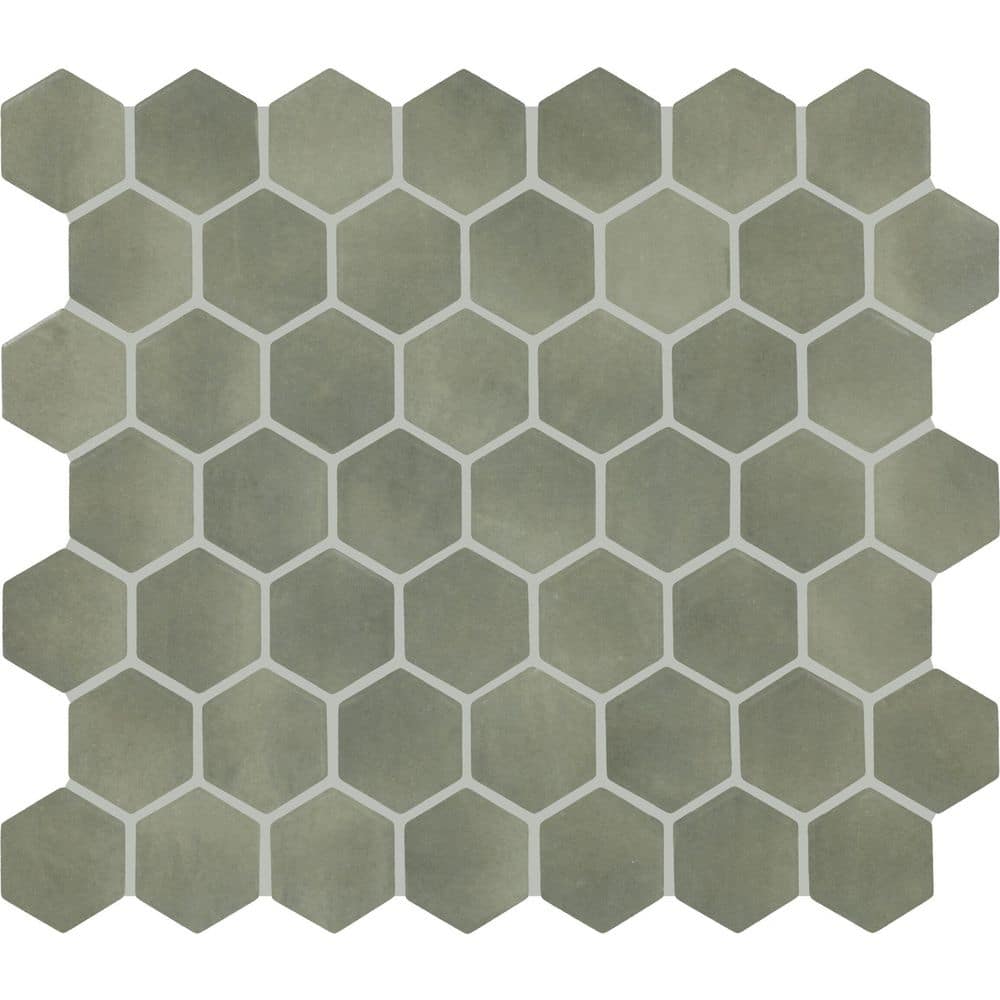 Daltile Heirloom Hues Antique Moss 2-1/4 in. x 3 in. Matte Ceramic ...