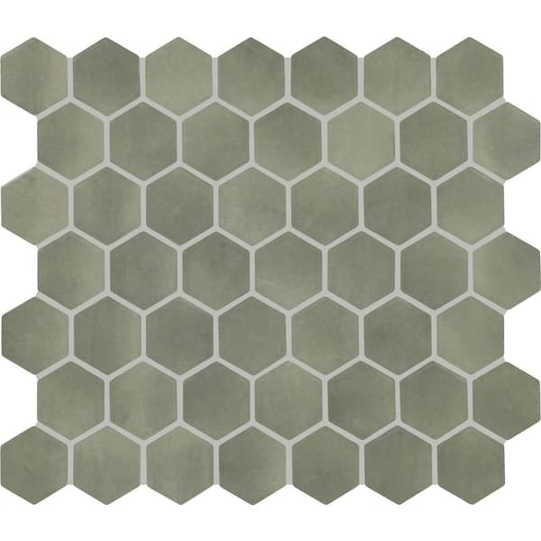 Daltile Heirloom Hues Antique Moss 2-1/4 in. x 3 in. Matte Ceramic ...