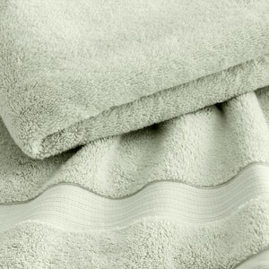 Home Decorators Collection Turkish Cotton White Sculpted Bath Towel  NHV212807BWHT - The Home Depot