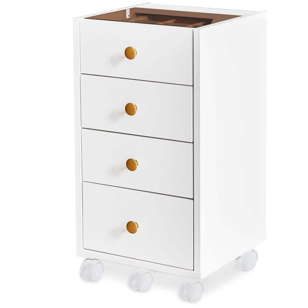 Maocao Hoom White 3-Drawer 16.9-in File Cabinet