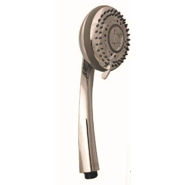 ARISTA 5-Spray Patterns 2.0 GPM 4 in. Wall Mount Single Handheld Shower Head in Brushed Nickel