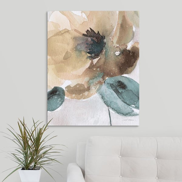 GreatBigCanvas "Watercolor Poppy II" by Carol Robinson Canvas Wall Art