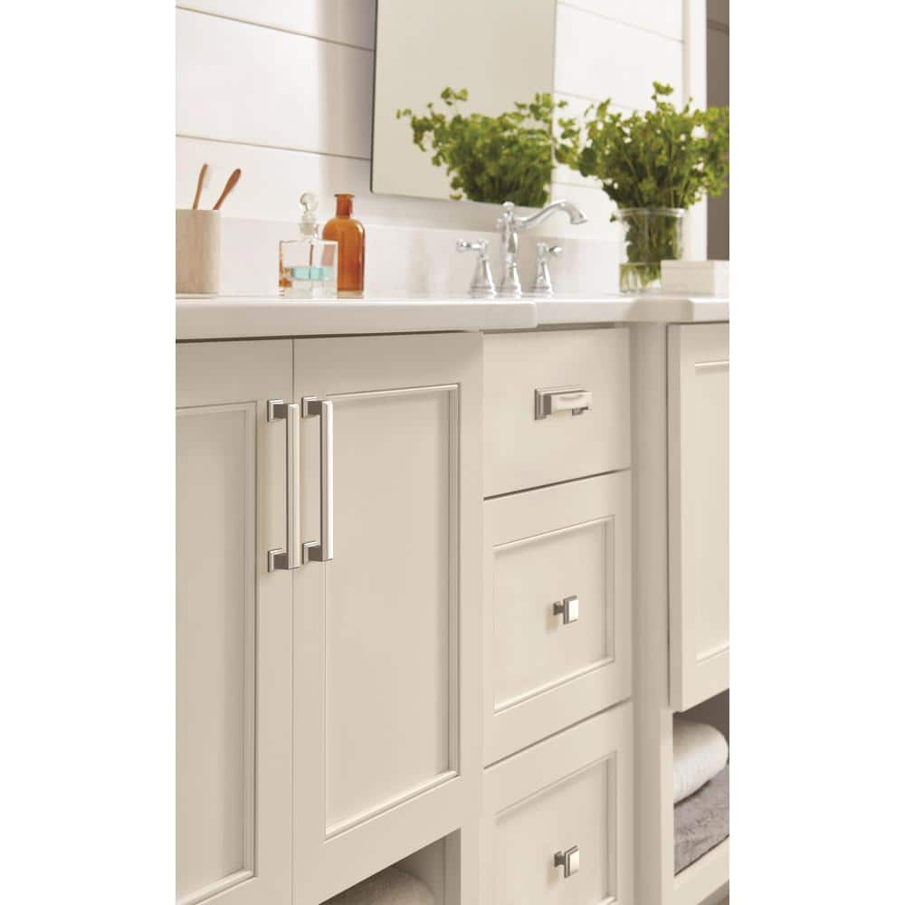 5-1/16 inch Satin Nickel Brushed Bar Cabinet Pull