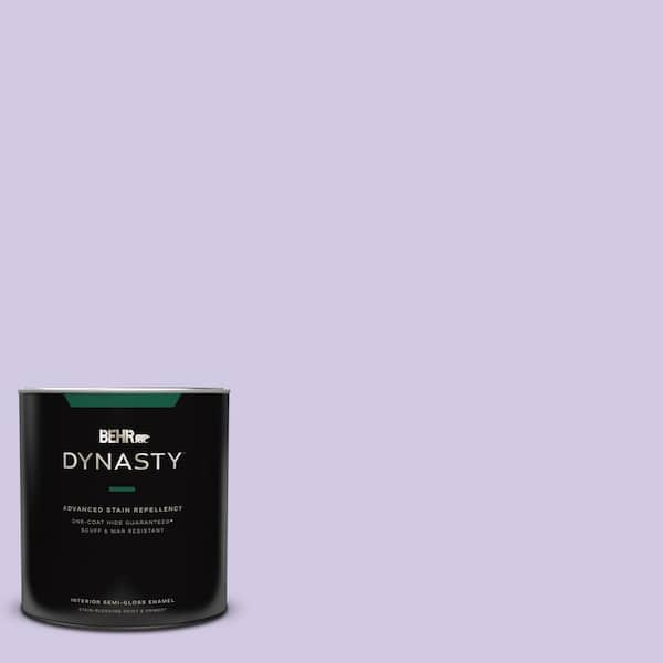 BEHR DYNASTY 1 qt. #650C-3 Light Mulberry Semi-Gloss Enamel Interior Stain-Blocking Paint & Primer