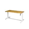 52 in. Adjustable Height Work Table in White