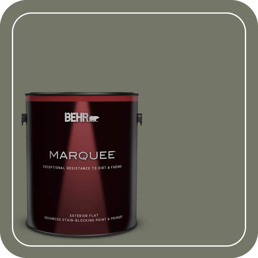Green Room バレル　 CALIFORNIA Blacks BEHR MARQUEE 1 gal. #PPU10-19 Conifer Green Flat Exterior