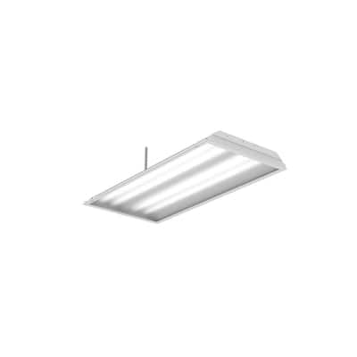 Lithonia Lighting GTL 24 in. x 48 in. 128-Watt Equivalent Integrated LED White Troffer Light 4000K 2GTL 4 70LHE GZ10 PWS1836 LP840
