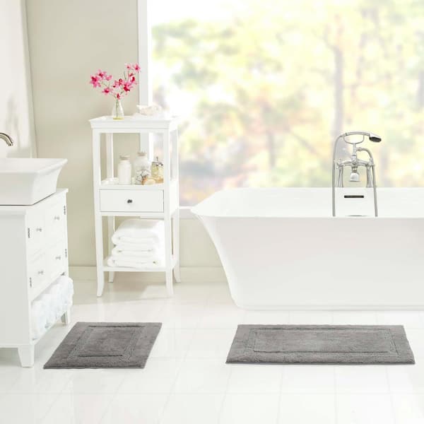 Peniston Solid Cotton 2-Piece Bath Rug Set