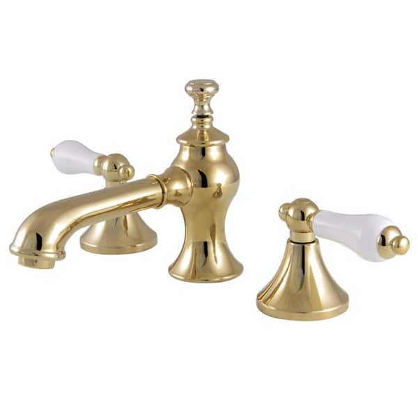 Kingston Brass Vintage 8 in. Widespread 2-Handle Bathroom Faucet in ...