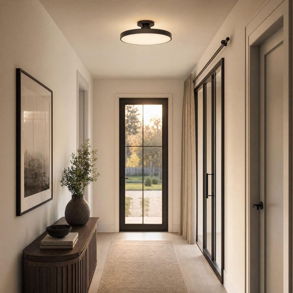 Savoy House Thayer 20 in. Matte Black Slim Contemporary Integrated