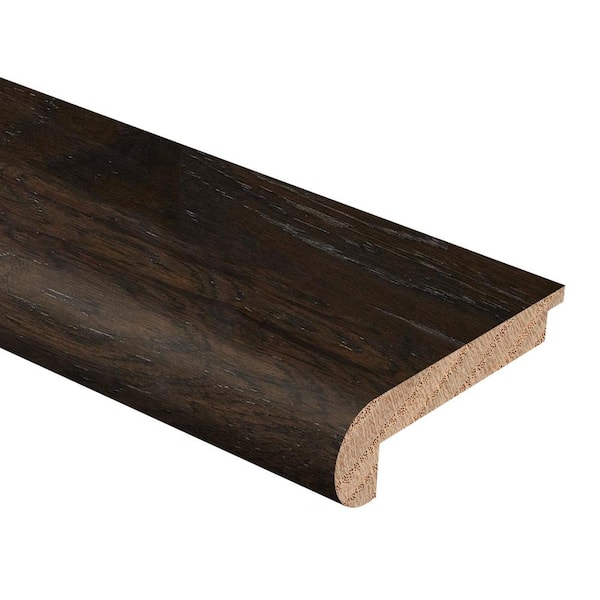 Zamma Lennox Hickory 3/8 in. Thick x 2-3/4 in. Wide x 94 in. Length Hardwood Stair Nose Molding Flush