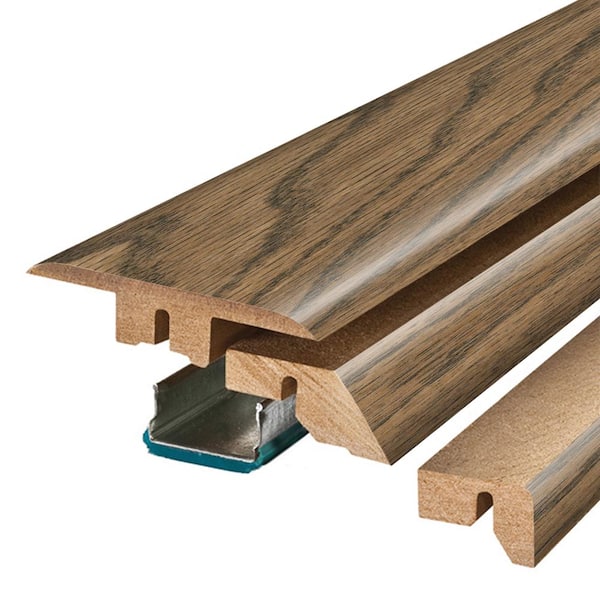 Pergo Reclaimed Elm 3/4 in. Thick x 2-1/8 in. Wide x 78-3/4 in. Length Laminate 4-in-1 Molding
