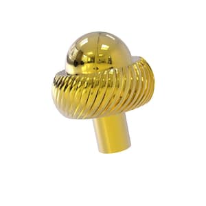 1-1/2 in. Cabinet Knob in Polished Brass