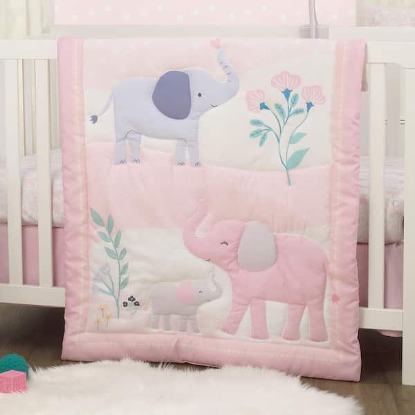 Carter's C436FS Pink Flower Easy Fit Crib Printed Fitted Sheet 