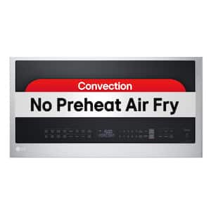 Smart 1.7 cu. ft. Over the Range Convection Microwave Oven with Air Fry in PrintProof Stainless Steel