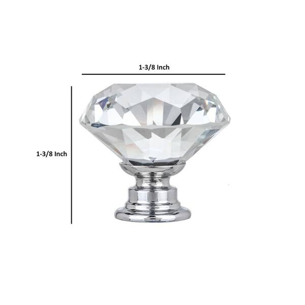 Kingsman Hardware Crystal, Glass Cabinet Knobs Home Depot