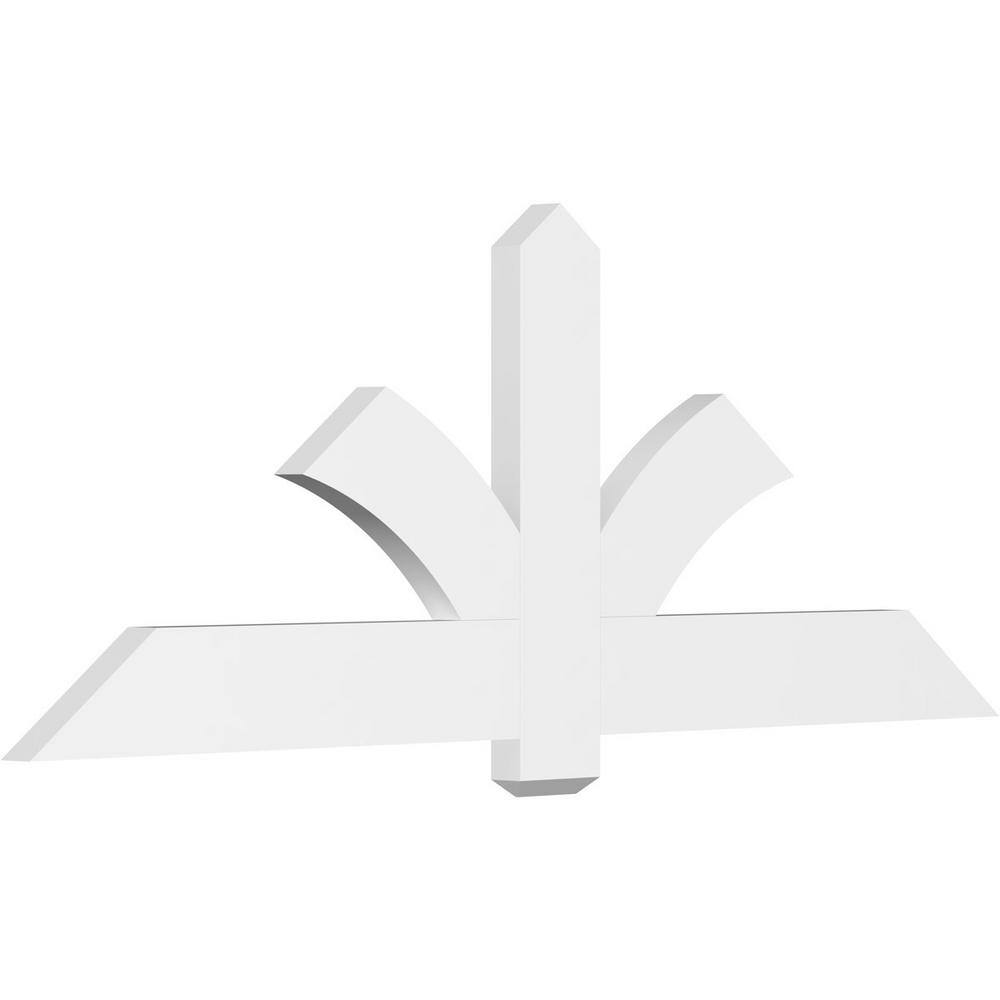 72 in. W x 27 in. H x 2 in. D x 6 in. F, 9/12 Pitch, Redmond Signature Urethane Gable Bracket, Primed Tan price history on PriceWatchPro