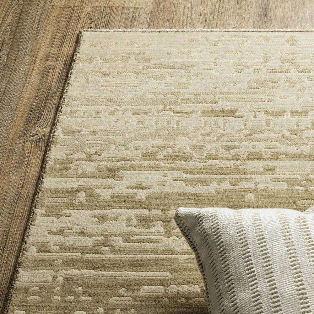 8' X 11' Beige And Brown Geometric Area Rug With Fringe price history on PriceWatchPro