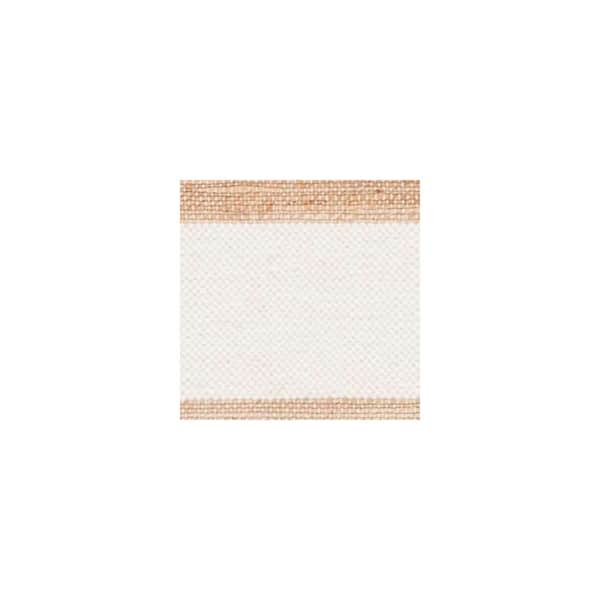 Natural Fiber 5 X 8 Natural/Ivory Striped Area Rug