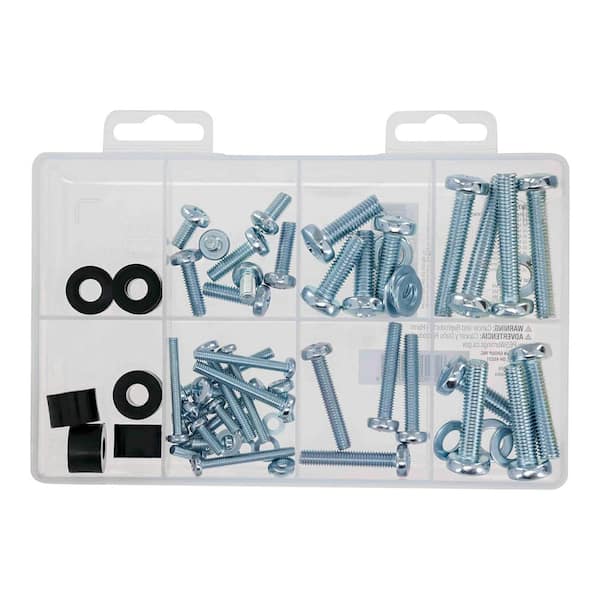 p_kuru　36 Hillman Zinc TV Mounting Screw Assortment Kit (64-Pack) 130311