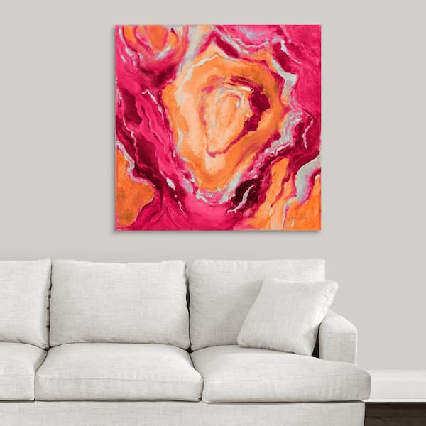 GreatBigCanvas 36 in. x 36 in. "Mystique Sherbet" by Lanie Loreth Canvas Wall Art