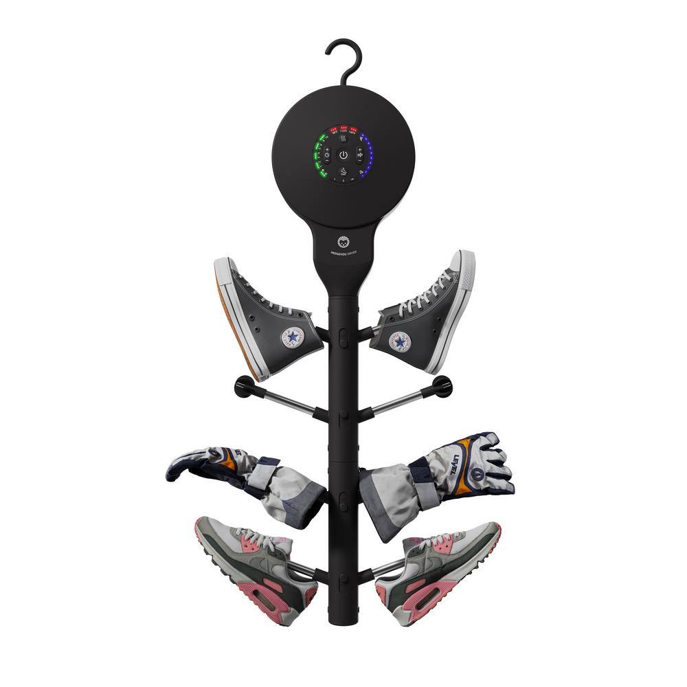 Black Ionic Shoe and Glove Dryer with Ceramic Heating Element