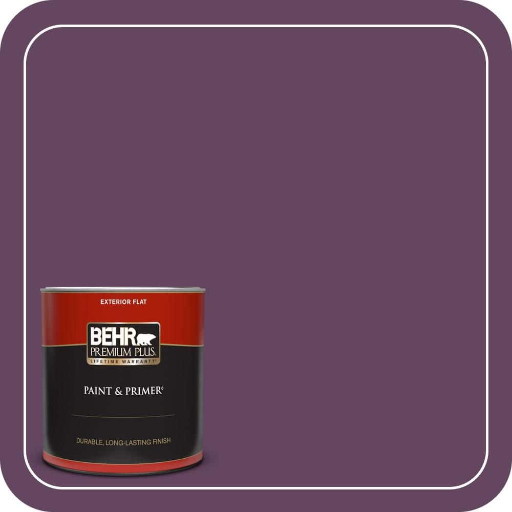1 qt. #MQ5-35 Plum Rich Flat Exterior Paint & Primer price history on PriceWatchPro