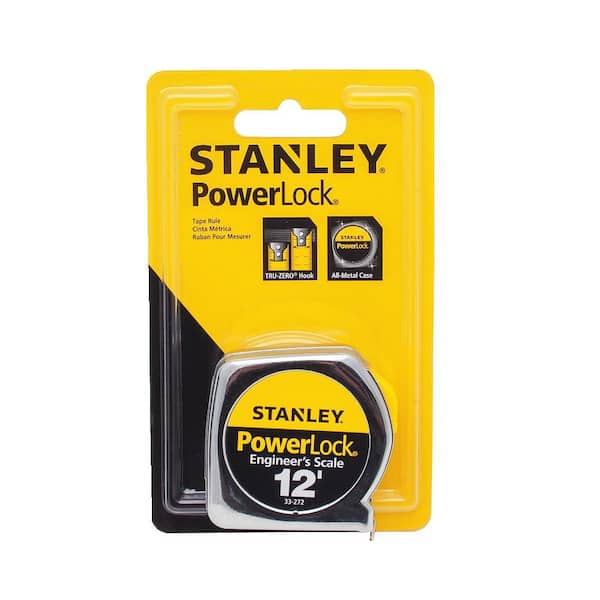 Stanley Powerlock 12 ft. x 3/4 in. Tape Measure 33-312L - The Home Depot
