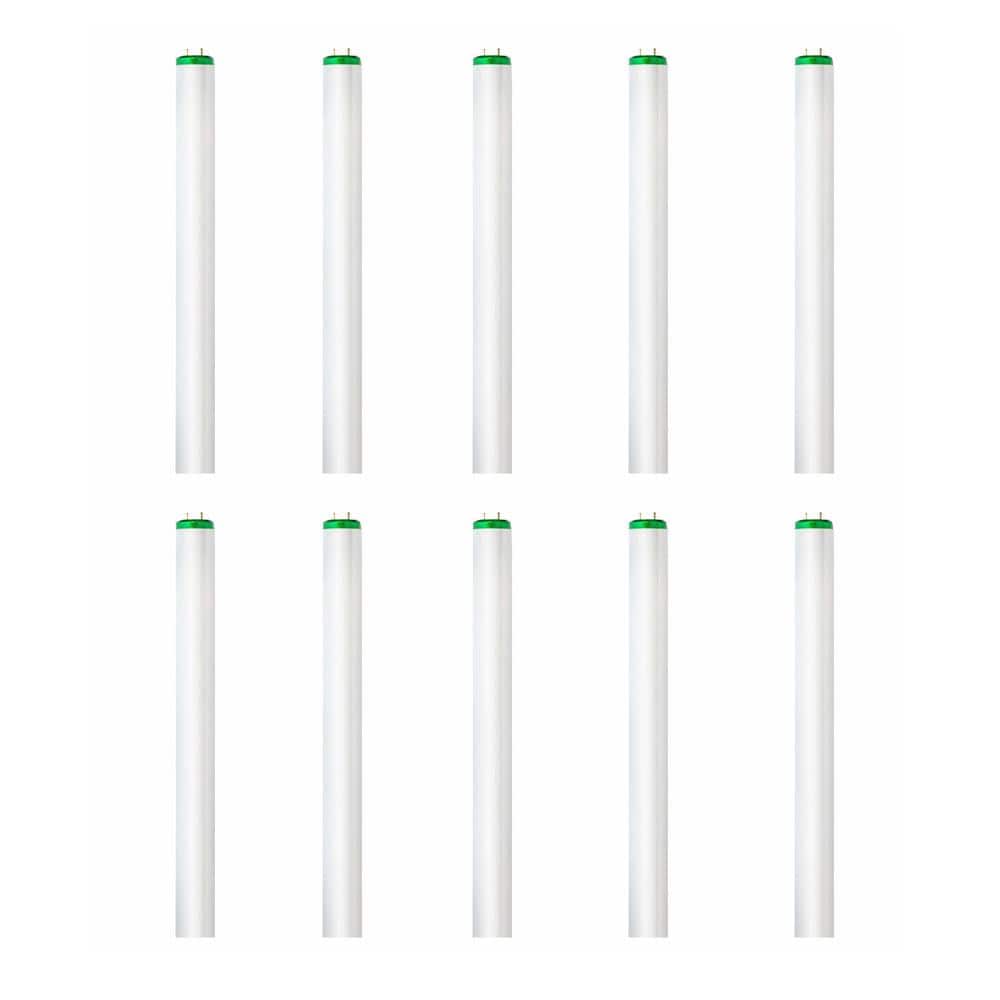 Philips 40-Watt 4 ft. ALTO Supreme Linear T12 Fluorescent Tube Light Bulb,  Cool White (4100K) (10-Pack) 422675 - The Home Depot