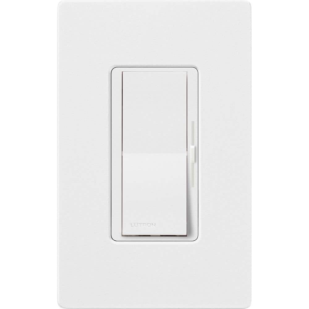 White LED+ Dimmer Switch with Paddle and Slide Control