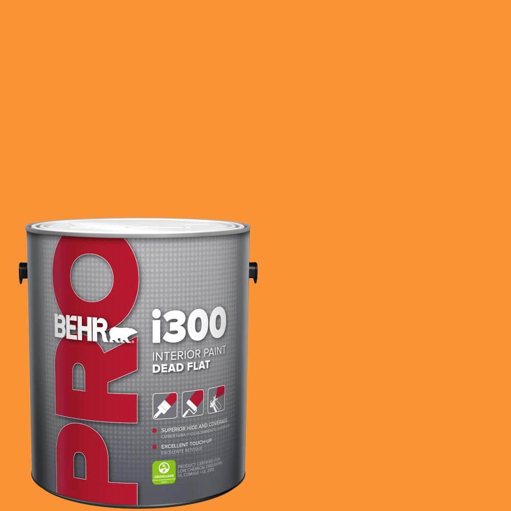 1 gal. #P240-7 Joyful Orange Dead Flat Interior Paint price history on PriceWatchPro