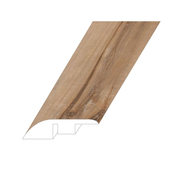 Montserrat Victorum Lithe Sequoia 0.6 in. T x 1.8 in. W x 94.5 in. L Vinyl Reducer Molding
