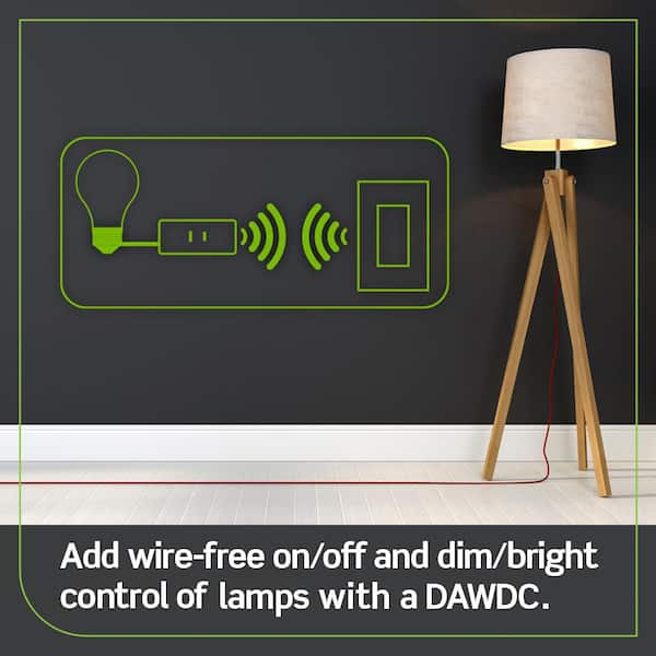 Leviton Decora Smart Wi-Fi 300W Single Pole Mini Plug-In Dimmer (2nd Gen),  No Hub Required, Works with Google, Alexa, & HomeKit R02-D23LP-1RW - The Home  Depot