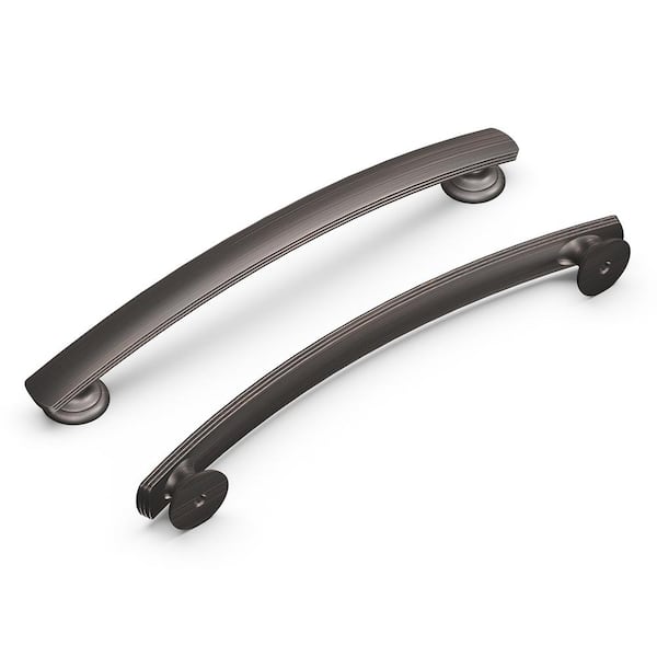 HICKORY HARDWARE American Diner 6-5/16 in. Modern Arch Cabinet Pull Vintage Bronze Handle for Kitchen, Bathroom, and Furniture (10 Pack)
