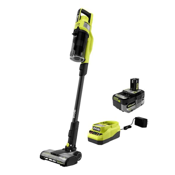 ONE+ HP 18V Cordless Pet Stick Vacuum Cleaner Kit with 4.0 Ah HIGH PERFORMANCE Battery and Charger