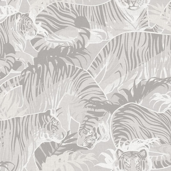 Tiger Squad Gray Wallpaper Sample
