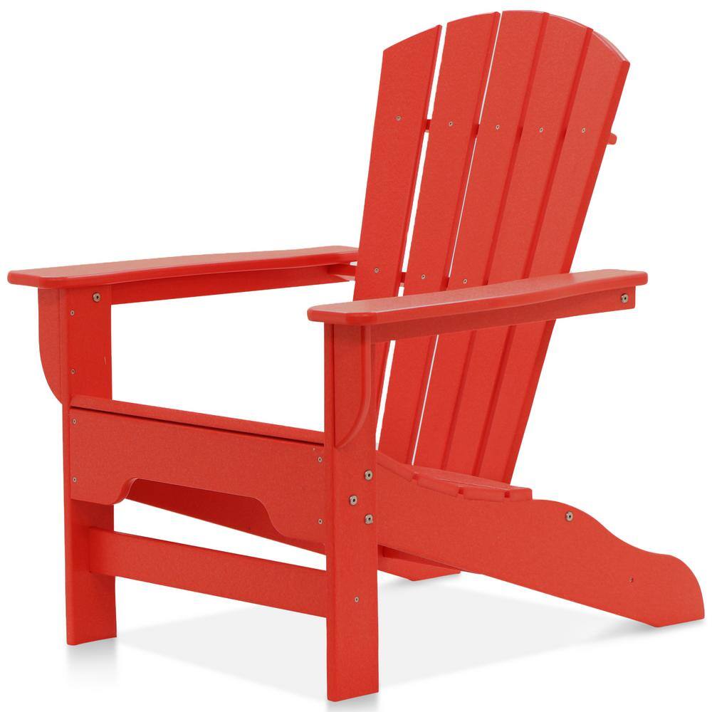 Boca Raton Bright Red Recycled Plastic Adirondack Chair price history on PriceWatchPro