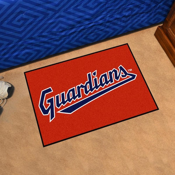 FANMATS Cleveland Guardians Red 2.5 ft. x 2.5 ft. Mascot Area Rug 30722 -  The Home Depot