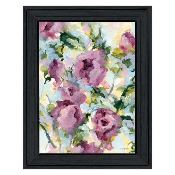 1-Piece Framed Graphic Print Abstract 19.00 in. x 15.00 in.