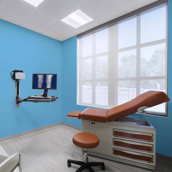 1 gal. #P520-4 Cornflower Dead Flat Interior Paint