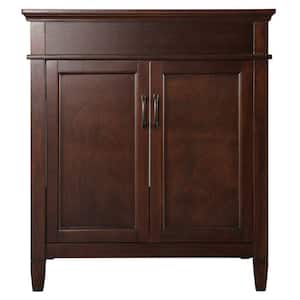 Ashburn 30 in. W x 21.63 in. D x 34 in. H Bath Vanity Cabinet without Top in Mahogany