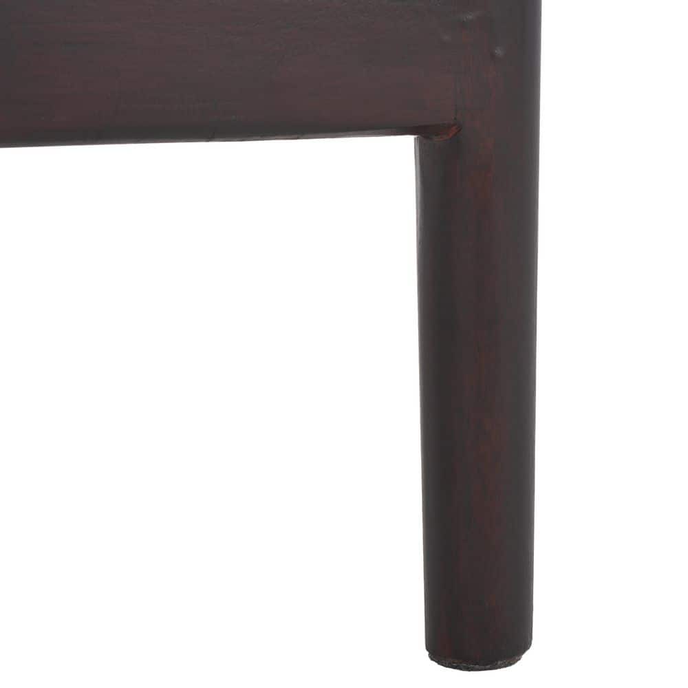 Brando Extra Tall Brown and White Faux Leather Counter Stool