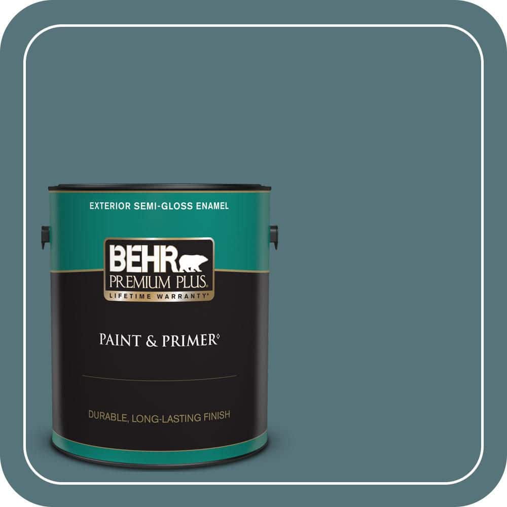 1 gal. Home Decorators Collection #HDC-FL15-03 Blue Sage Semi-Gloss Enamel Exterior Paint & Primer price history on PriceWatchPro