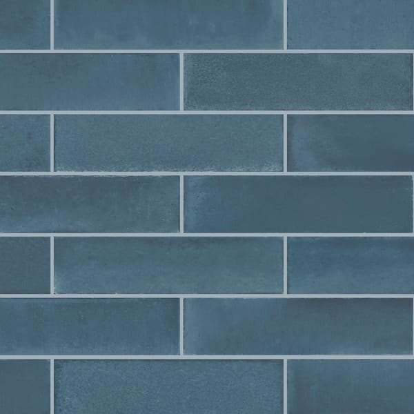 Scrapbook Keepsake Blue 2 in.x 8 in. Glazed Porcelain Floor and Wall Tile (336.96 .sq. ft./pallet)