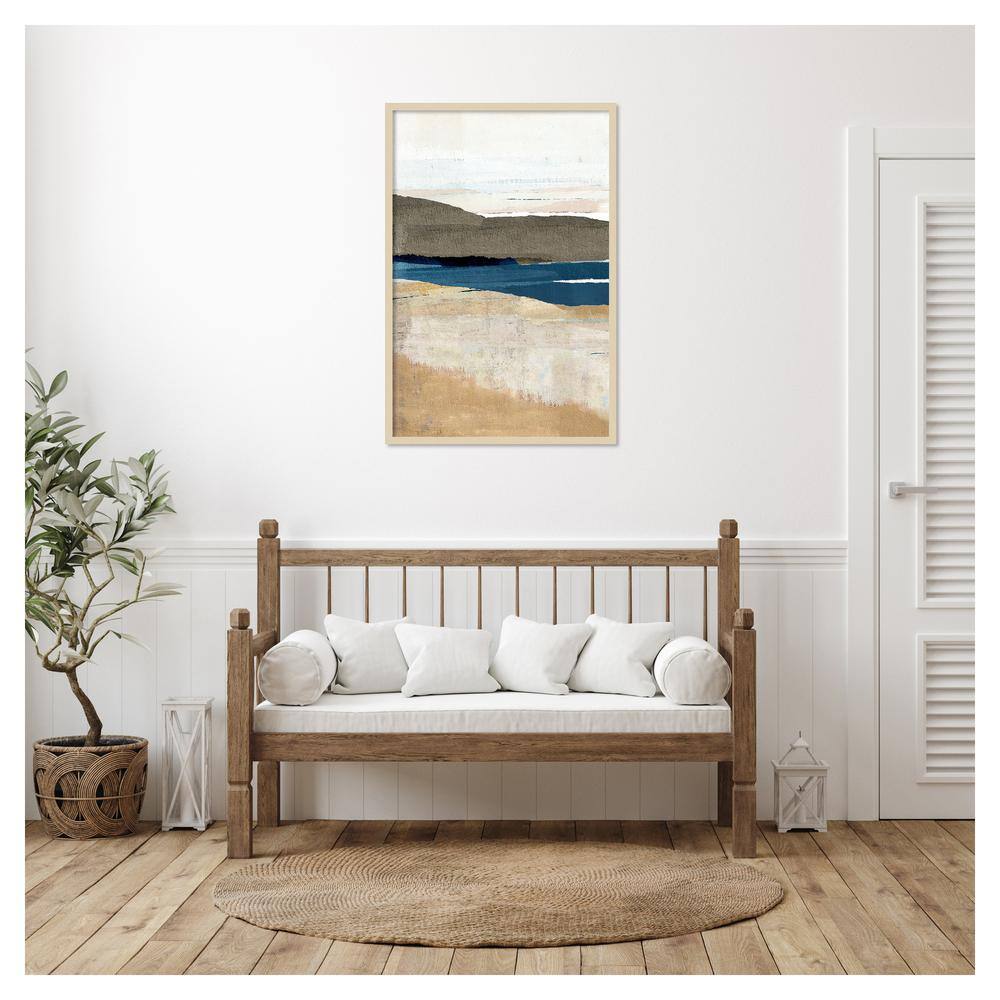Buttermere I Svelte Natural Framed Abstract Landscape Print