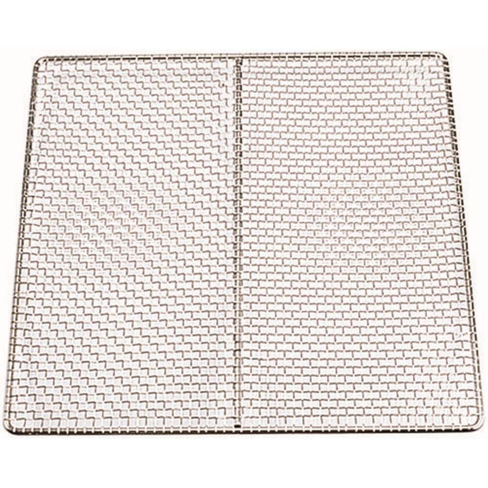 14 in. Silver Commercial Square Tube Screen Grate