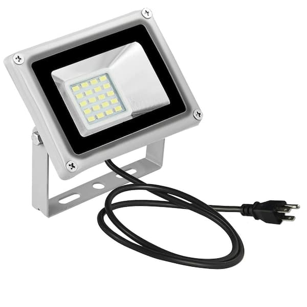 CIPACHO 20-Watt 120-Degree White Integrated LED Outdoor Flood Light