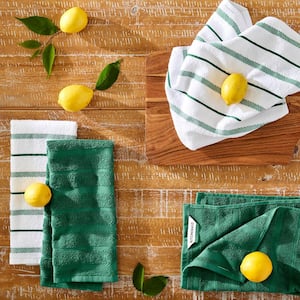 Albany Dark Green Kitchen Towel Set (Set of 4)